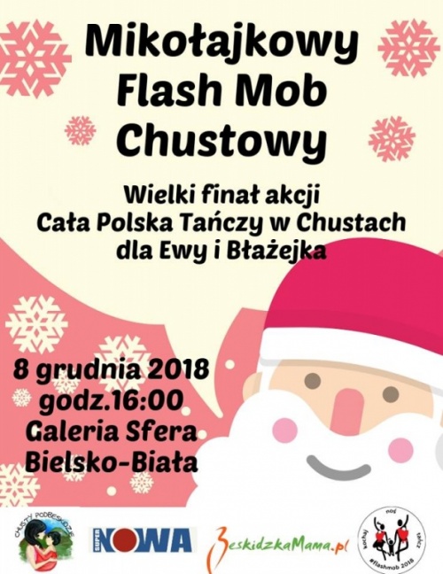 Mikołajkowy Flash mob Chustowy