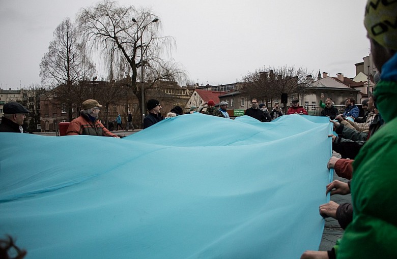 Błękitny Protest w Bielsku-Białej