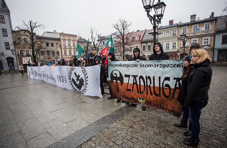II manifestacja antyimigracyjna w Bielsku-Białej