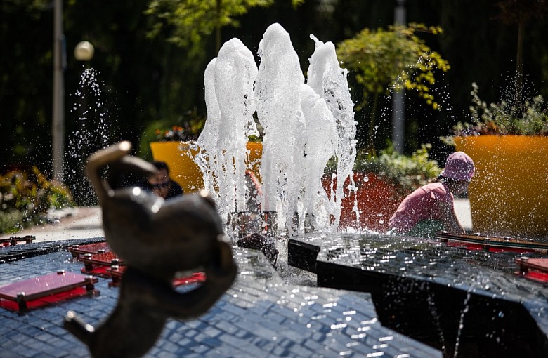 Bielsko-Biała: Działają trzy fontanny