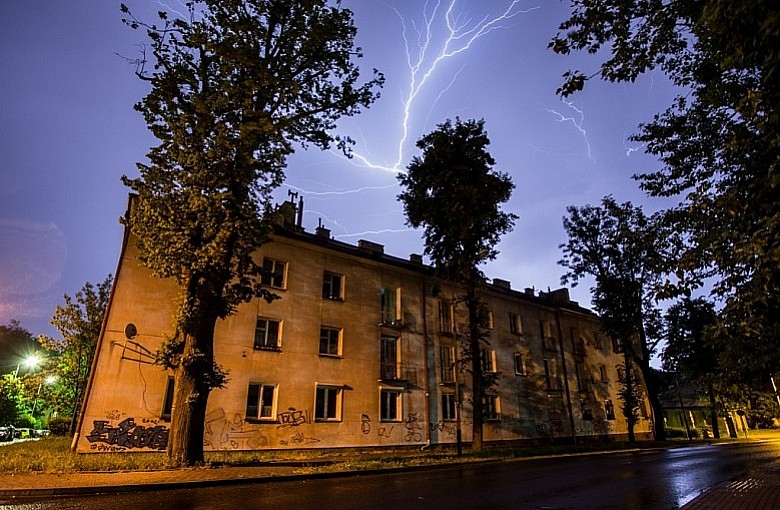 Bielsko-Biała: Silne burze z gradem