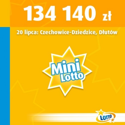 Wysoka wygrana w Mini Lotto w Czechowicach-Dziedzicach
