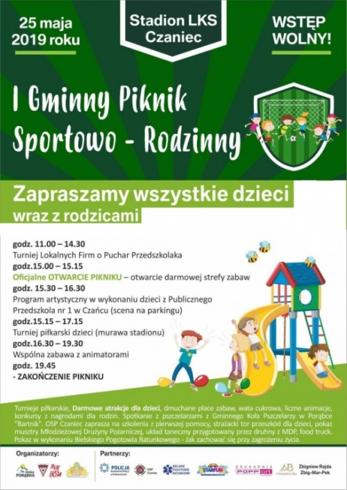 I Gminny Piknik Sportowo-Rodzinny- nie boimy się pogody!
