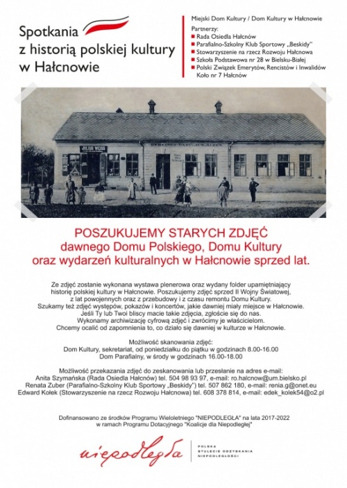 Poszukują starych zdjęć z Hałcnowa