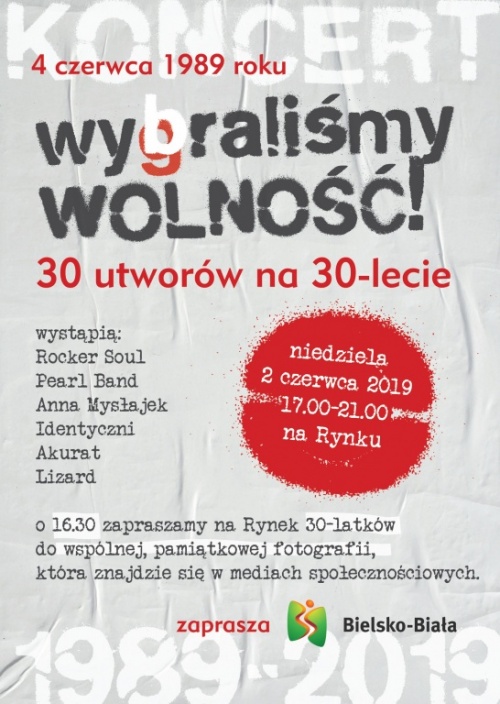 Koncert „Wyg(b)raliśmy WOLNOŚĆ!”