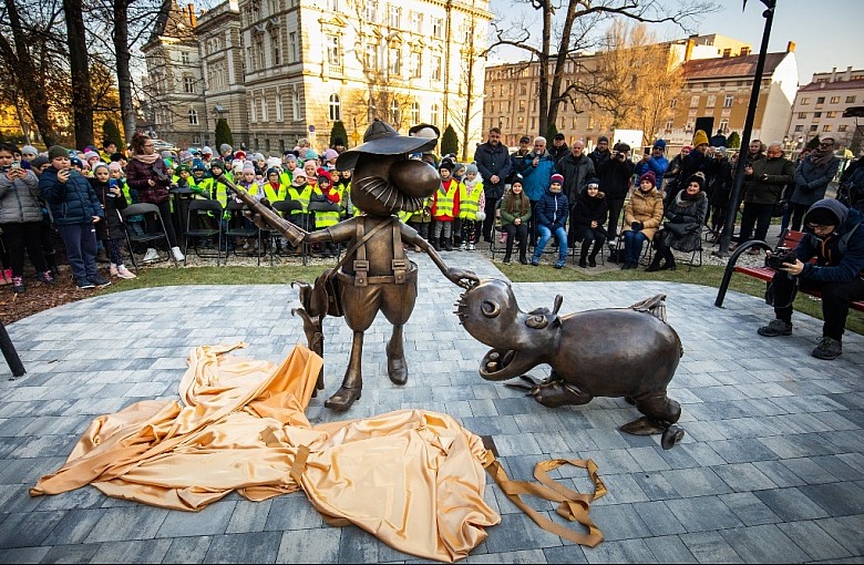 Pampalini i hipopotam na szlaku „Bajkowe Bielsko-Biała”