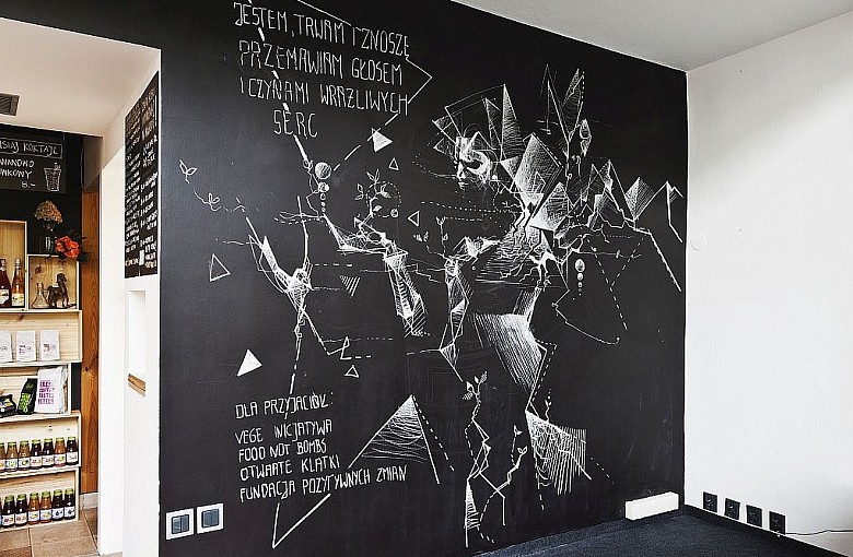 Kredowy mural