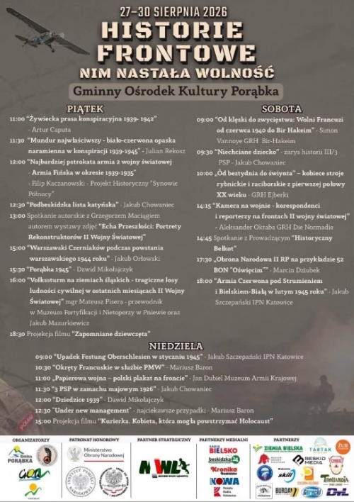 Historie Frontowe 2026 trwają! Dziś wielka defilada i&nbsp;widowiskowe bitwy. Zobacz program na sobotę i&nbsp;niedzielę