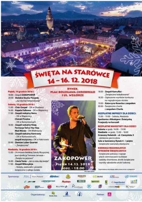 Święta na Starówce już od jutra - PROGRAM