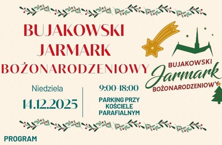 Jarmark Bożonarodzeniowy w Bujakowie