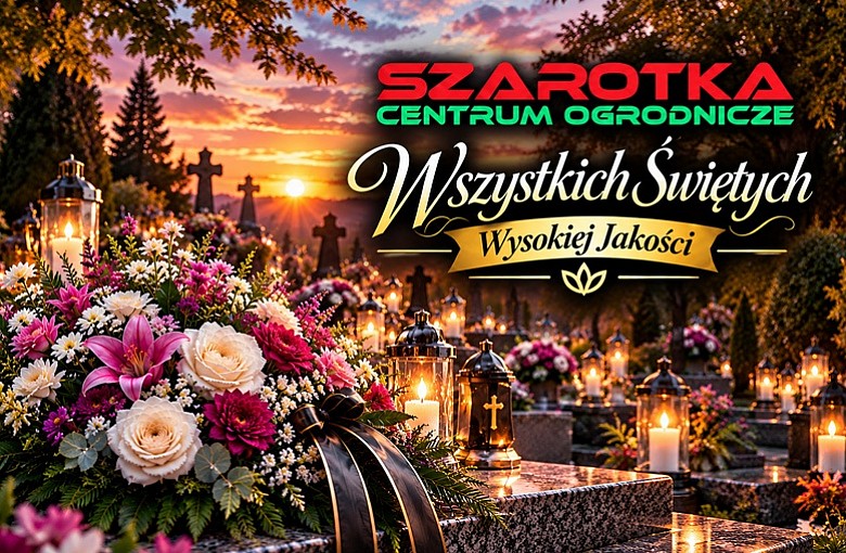 Wszystkich Świętych coraz bliżej. Wiązanki, chryzantemy i znicze w Centrum Ogrodniczym Szarotka w Bielsku-Białej