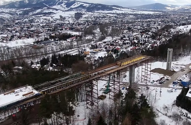 WIDEO: Budowa obejścia Węgierskiej Górki (S1 Przybędza-Milówka)