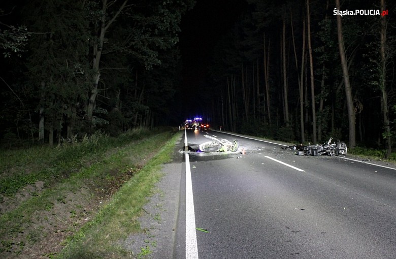 Tragiczne zderzenie dwojga motocyklistów
