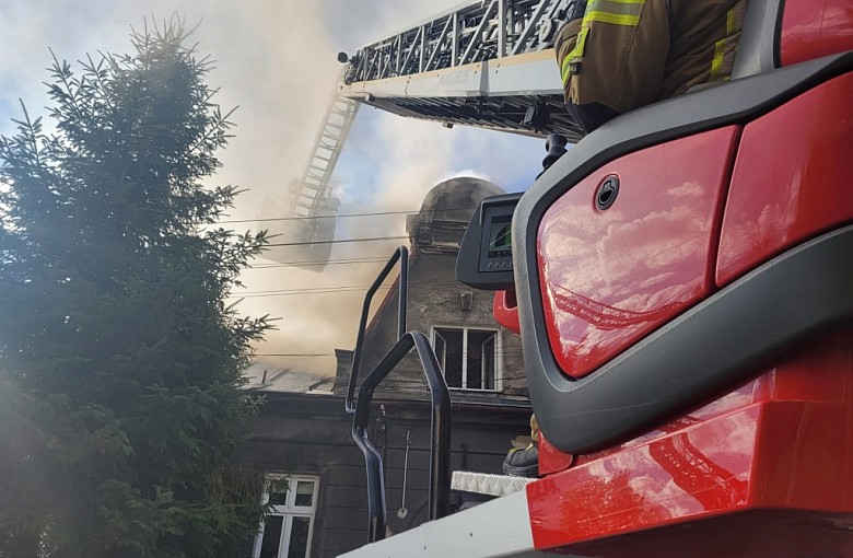 Pożar domu w Bielsku-Białej! 