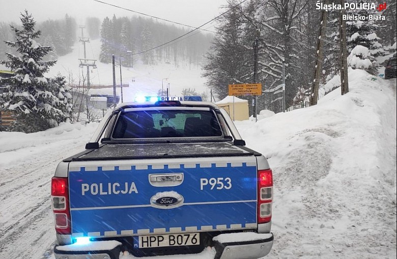 Bardzo trudne warunki drogowe na Podbeskidziu