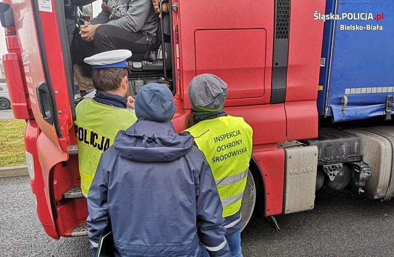 Kontrole transportu odpadów na bielskich drogach