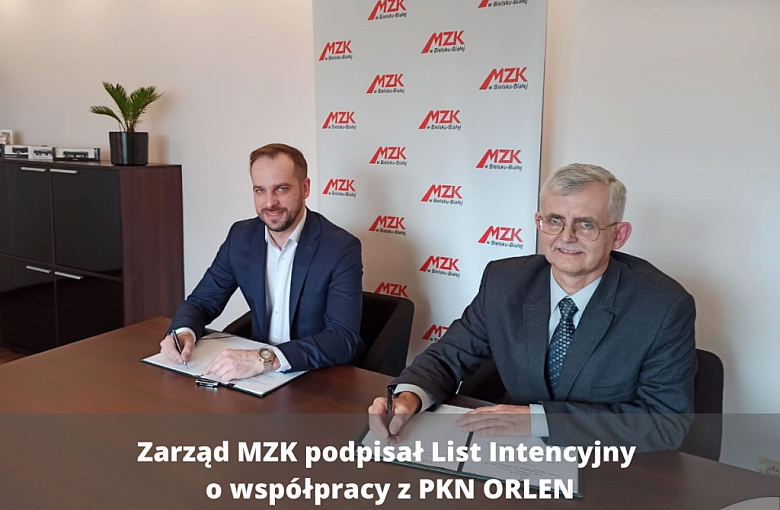 MZK Bielsko-Biała. Podpisano list intencyjny o współpracy z PKN Orlen