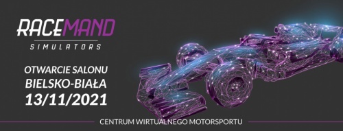 Racemand - Centrum wirtualnego motorsportu. Dzisiaj otwarcie!
