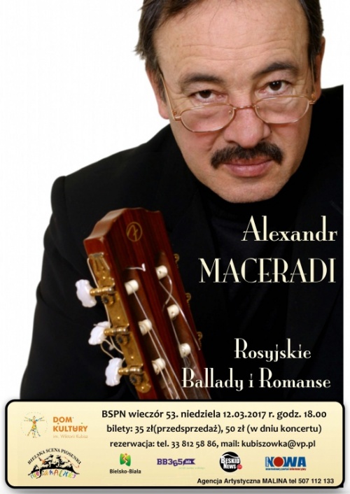 Koncert Alexandra Maceradiego!