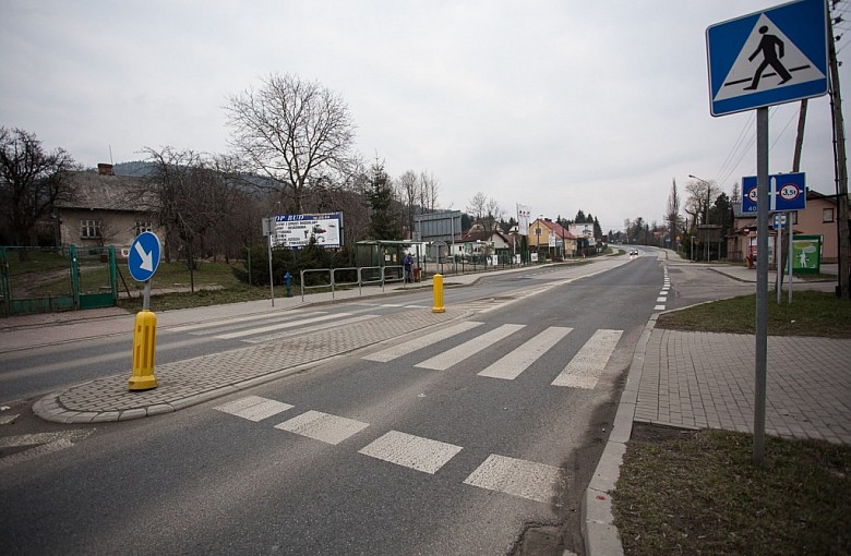 Aktywne przejście na ulicy Żywieckiej