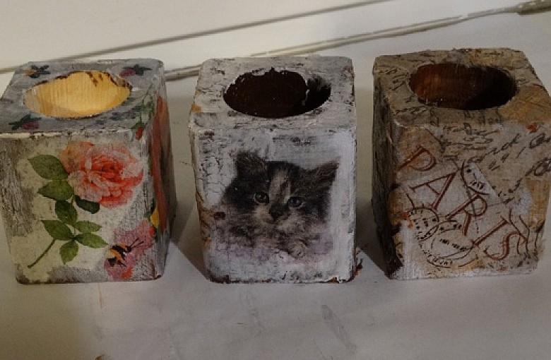 Warsztaty Decoupage w DK Olszówka 