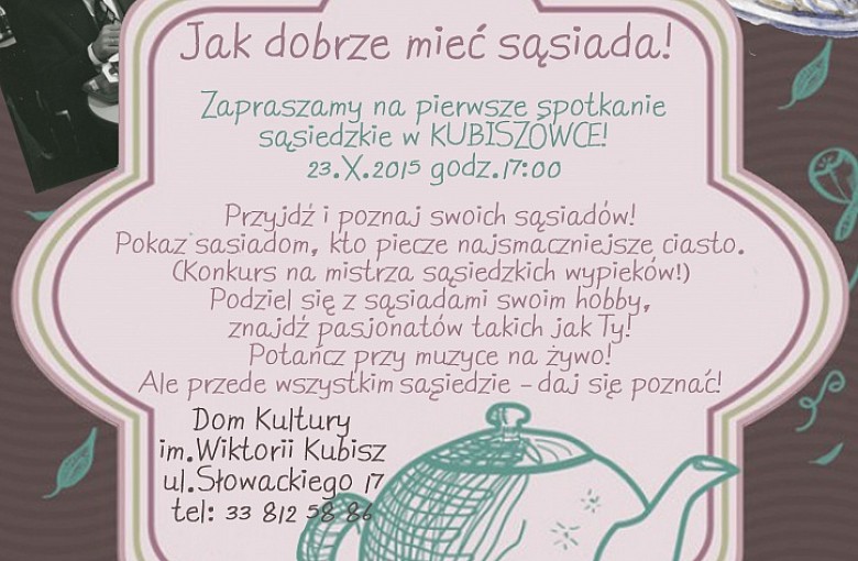 Jak dobrze mieć sąsiada