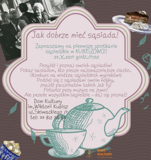 Jak dobrze mieć sąsiada