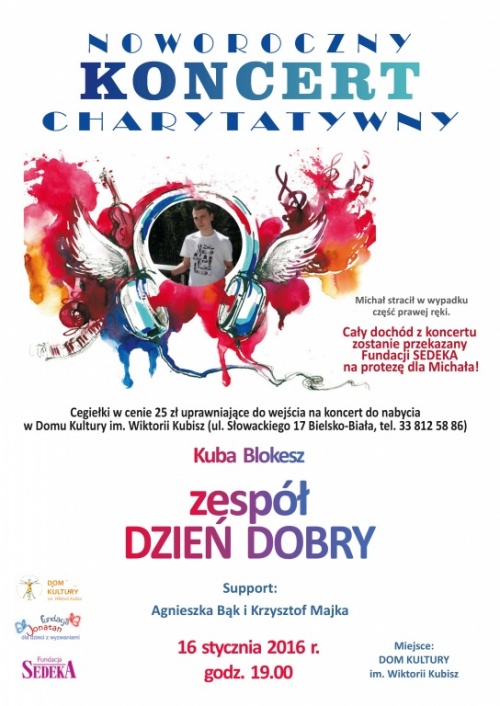 Koncert charytatywny dla Michała