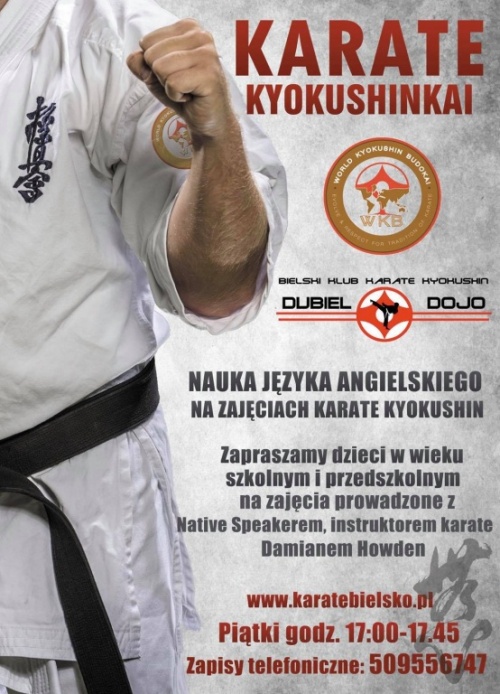 Nauka języka angielskiego na zajęciach karate Kyokushin