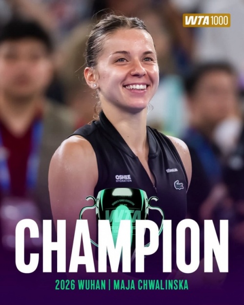 Maja Chwalinska wygrywa turniej w&nbsp;Wuhan