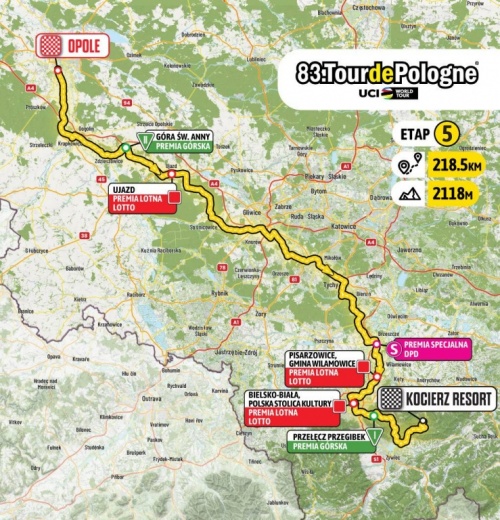 Kolarskie emocje w&nbsp;Bielsku-Białej. Lotna premia Tour de Pologne już 7&nbsp;sierpnia