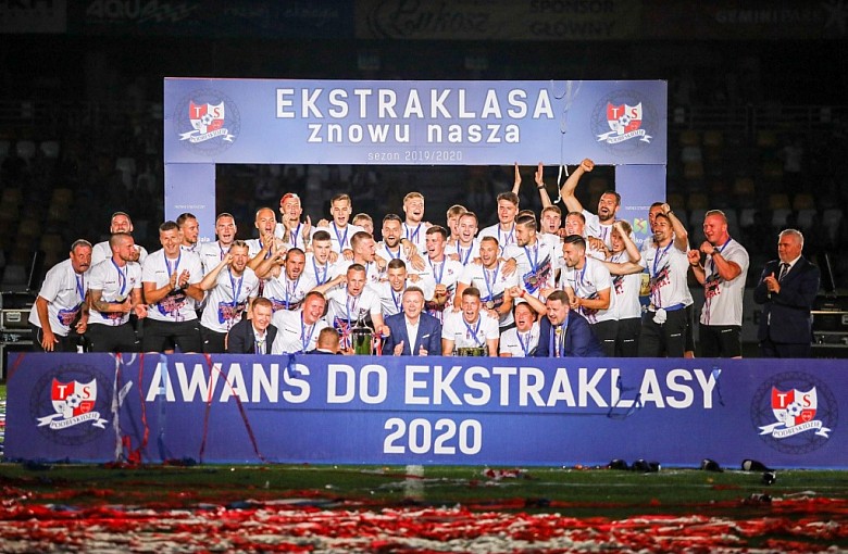 Podbeskidzie świętowało awans do Ekstraklasy