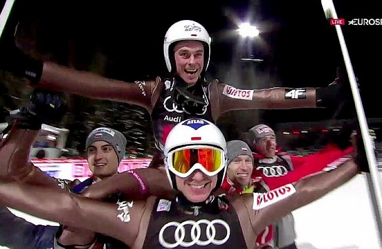 Kamil Stoch pierwszy, Żyła drugi