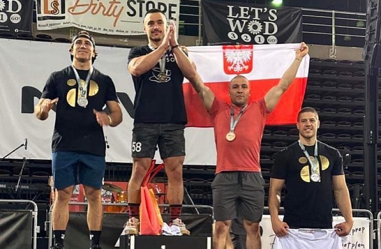 Wojciech Laszczak na podium w  prestiżowych zawodach Crossfit w Europie