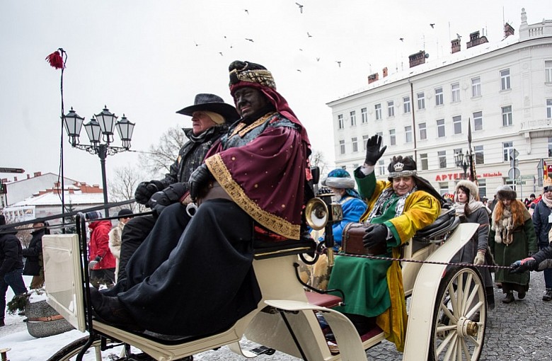 Orszak Trzech Króli na ulicach Bielska-Białej