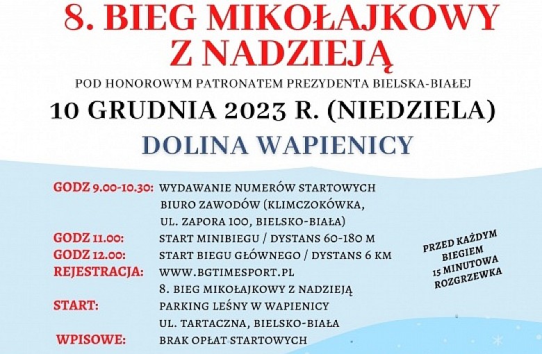 8. Bieg Mikołajkowy z Nadzieją