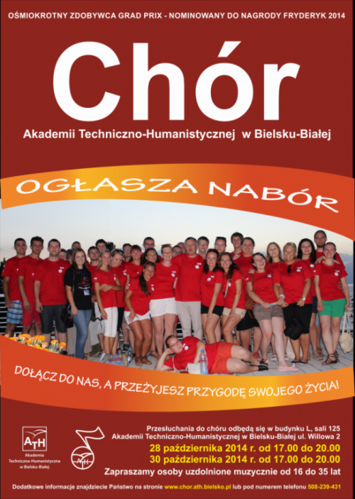 Chór ogłasza nabór