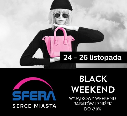 Galeria Sfera zaprasza na Black Weekend!