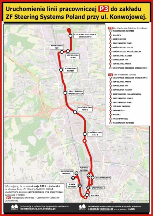 MZK Bielsko-Biała. Zmiany w kursowaniu autobusów