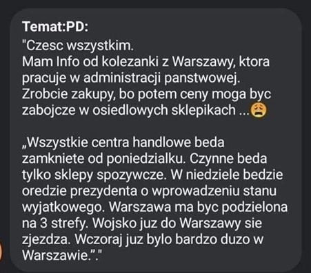 Uwaga na #FAKENEWS!