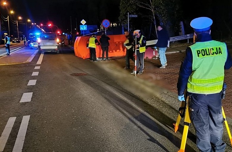 Śmiertelny wypadek z udziałem pieszej