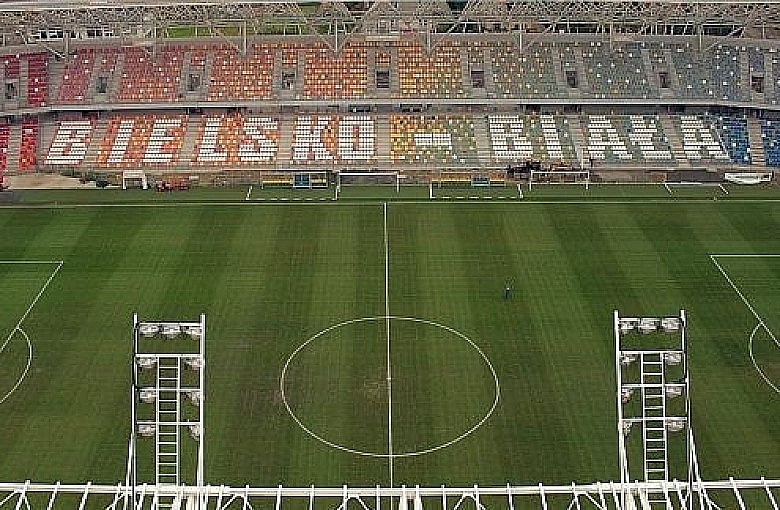 Pożar na stadionie miejskim