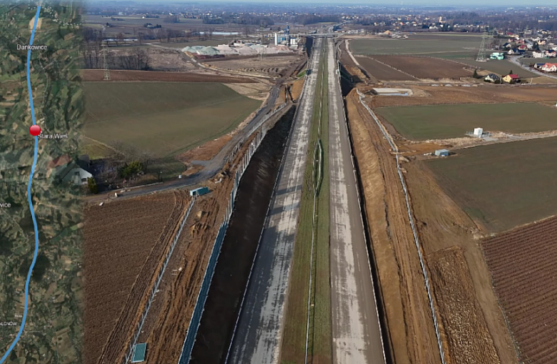 Prace idą jak burza. Budowa drogi ekspresowej S1 Dankowice - Bielsko Biała