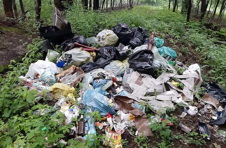 Kolejne dzikie wysypisko śmieci