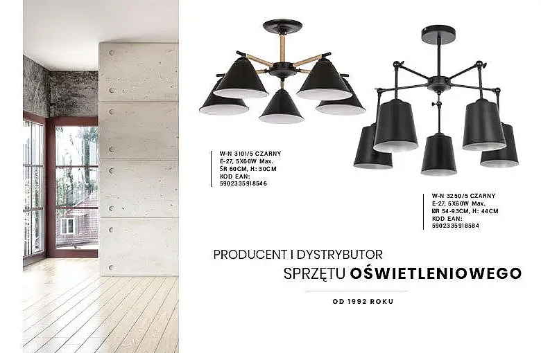 Nowoczesne lampy do każdego wnętrza