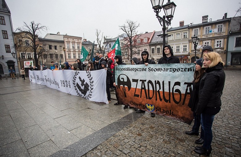 II manifestacja antyimigracyjna w Bielsku-Białej