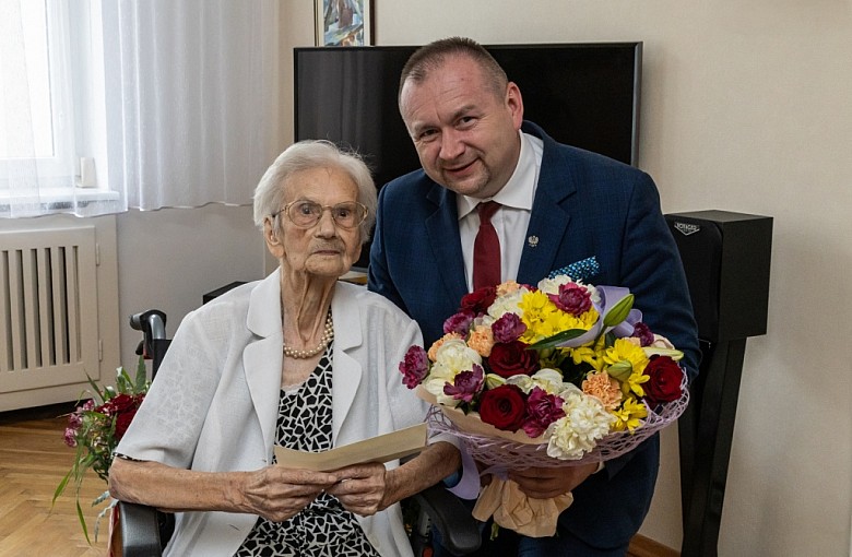 Pani Wiesława ma 100 lat