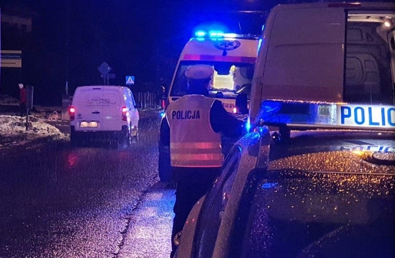 Śmiertelne potrącenie pieszego. Pomimo prowadzonej reanimacji nie udało się uratować życia