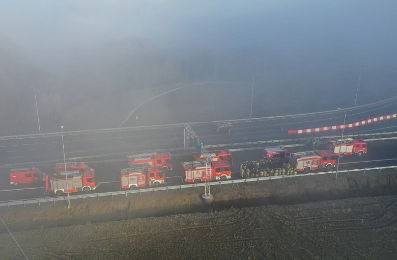 Nowy odcinek S1 pod lupą strażaków