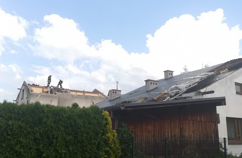 Trąba powietrzna przeszła przez Kaniów